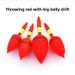 Big Belly Red Flag Long Silver Carp Smooth Sea Casting Rod Rock Fishing Float_voghion.com