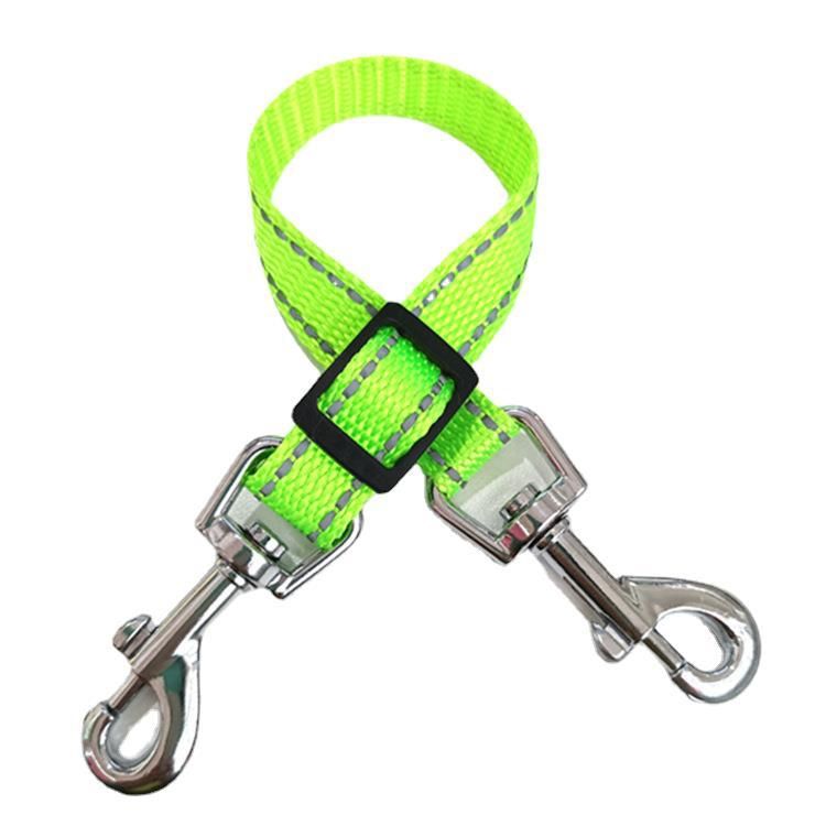 Extended Double Hook Night Glow Pet Leash High Brightness Reflective Strap_voghion.com