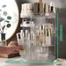 Elegant 360° Rotating Makeup Organizer With Crystal-Like Accents - High-Capacity Cosmetic Storage For Vanity_voghion.com