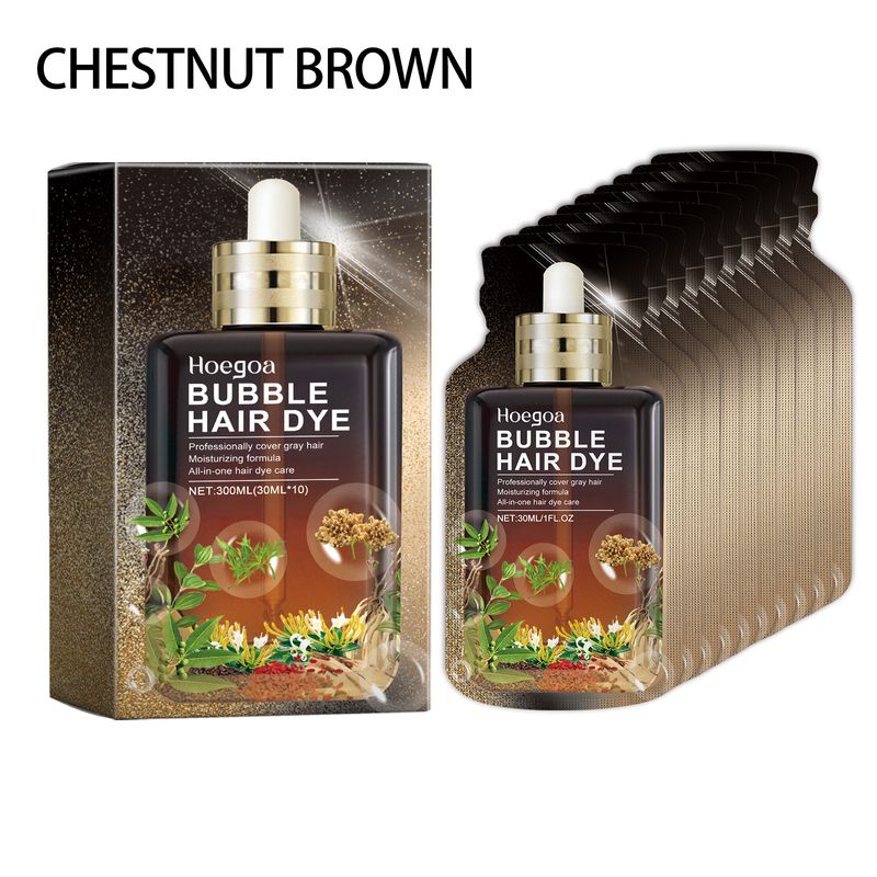 Plant bubble dye, mild and non-hair damage, long-lasting and easy to color plant bubble dye_voghion.com
