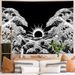 Sun Live Room Background Cloth Wall Hanging Cloth ins Background Cloth Bedroom Background Cloth Wave-H_voghion.com