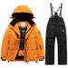 Winter Children's Suit Set Boys' Warm Waterproof Windproof Professional One-piece Girls' Ski Overalls_voghion.com