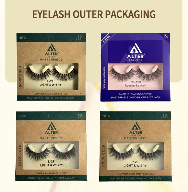 Eyelashes Set Mink Fur False Eyelashes In Various Styles, Multi Layer Thick Curled Eyelashes, Fried Hair, Messy And Fluffy False Eyelashes_voghion.com