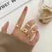 Fashion 22pcs Gold Color Rings Set for Women Vintage Geometric Irregularity Cross Pearl Finger Hip Hop Rock Ring Fashion Jewelry_voghion.com
