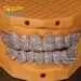 Grillz Hip Hop Iced Out in argento 10k 14k 6 oro vero coltivato in laboratorio HPHT VVS Moissanite naturale_voghion.com