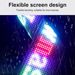 Dynamic Devil's Eye Truck Windshield Scrolling Advertising Car Sign RGB DIY App Control LED Panel Flexible Display Light_voghion.com