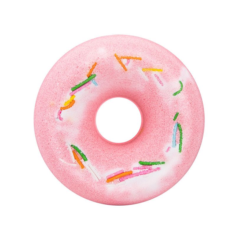 110g Donuts Fizz & Bubble Premium Hidratante Bubble Bath Bomb Trufas_voghion.com