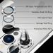 2-3 protectores de lente de cámara para iPhone 16E, 16 Pro Max, 13 Mini, 14, 15 Pro Max, 16 Plus, cristal protector de metal con diamante_voghion.com