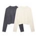 ZARZ Custom Style New Women's Fashion Classic Soft Short Knit Sweater5536200_voghion.com