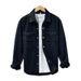 Men’s Heavyweight Denim Shirt Jacket – 100% Cotton Oversized Workwear (M-XXXL)_voghion.com