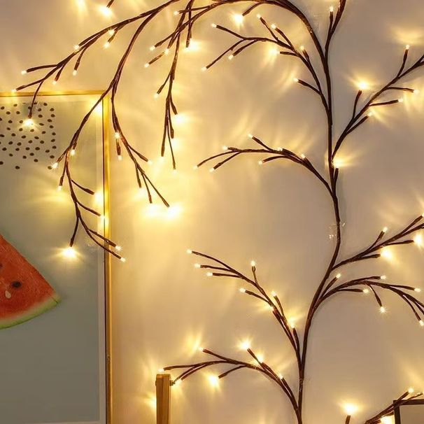 Guirlande lumineuse féérique en PVC souple, 72 LED blanc chaud, pour décoration intérieure et extérieure (alimentation USB, étanche IP55, certifiée CE)_voghion.com