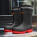 2024 Autumn And Winter Fleece-Lined Drawstring Rain Boots_voghion.com