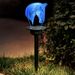 Solar Powered LED Garden Light With Acrylic Base - Waterproof Outdoor Pathway Lighting For Yard, Patio & Lawn Decor_voghion.com