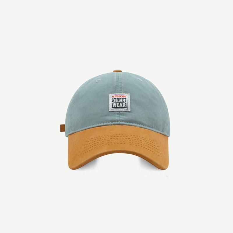 Casual Versatile Contrasting Color Soft Top Baseball Cap Spring And Autumn Alphabet Hat Women's 2025 New Cap Men_voghion.com