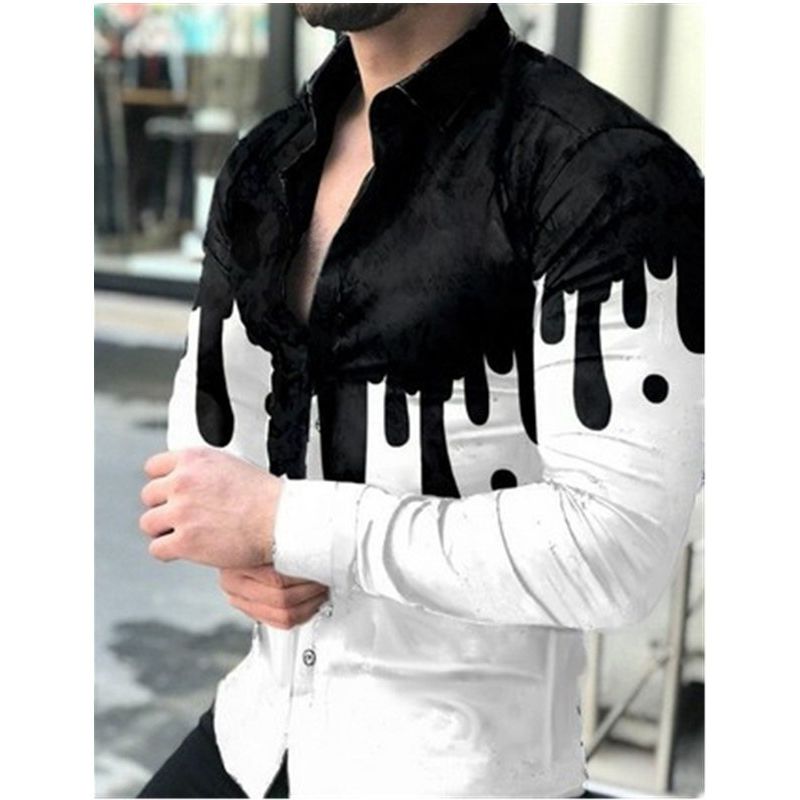 2023 Nei Moud Männer Hemden Single Breasted Hemden Casual Gedréckt Long Sleeve Tops Männer Hawaiian Cardigan_voghion.com