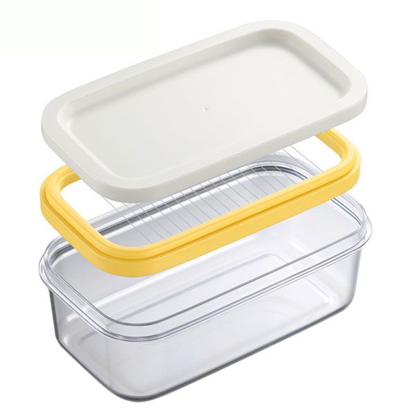 Refrigerator Butter Storage Box - Lid Knife Container Easy Cutting & Chilled Food Preservation_voghion.com