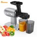 IAGREEA Horizontal Slow Juicer, An Electric Juicer For Fruits And Vegetables, Has A Reverse Function, Easy To Clean, Suitable For Daily Juice And Vegetable Juice Extraction_voghion.com