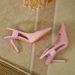 Pink Pointed Toe Women's High Heels Sandals With Mueller Temperament Single Shoes, New High Heel, Elegant Toe Fashion Exquisite Versatile_voghion.com