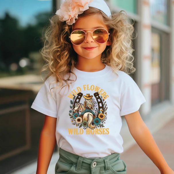 T-Shirt mit Rundhalsausschnitt und kurzen Ärmeln, bedruckt, für den Sommer, geeignet für 1–8 Jahre_voghion.com