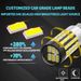 10 pezzi 45smd W5W LED Canbus No Error Luce interna auto T10 3014 45SMD Chip Lampadina per strumenti bianca pura 12V_voghion.com