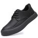 Men's Fall Soft Bottom Round Head Outdoor Leisure Leather Shoes_voghion.com
