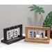 Wooden Flip Page Minimalist Home, Study, Dormitory, Desktop, Desk Perpetual Calendar, Props, Decorations,_voghion.com