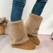 Winterstiefel für Damen aus Schneeplüsch, warm, verdickt, modisch, lässig, Wildleder, dickbesohlte Mittelrohrstiefel, Botas Mujer 240719_voghion.com
