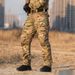 Huanlongniaojia Assault Camouflage Tactical Men's Scratch-Resistant Outdoor Training Combat Cargo Hiking Pants_voghion.com