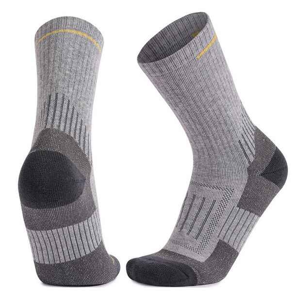 Wandersocken für Damen und Herren mit dickem Frottee-Fleece-Futter, warm, schweißabsorbierend und atmungsaktiv, aus Merinowolle_voghion.com