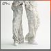 Men's Streetwear Cargo Pants – Oversized Fleece-Lined Sweatpants With Drawstring Waist (Heather Gray, S-XXL)_voghion.com