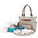 6 kosov Set Mommy Maternity Bag Ročna torbica Multi-funkcijska torba za plenice za mater in dojenčka Go Out Organizator Ročna torbica_voghion.com