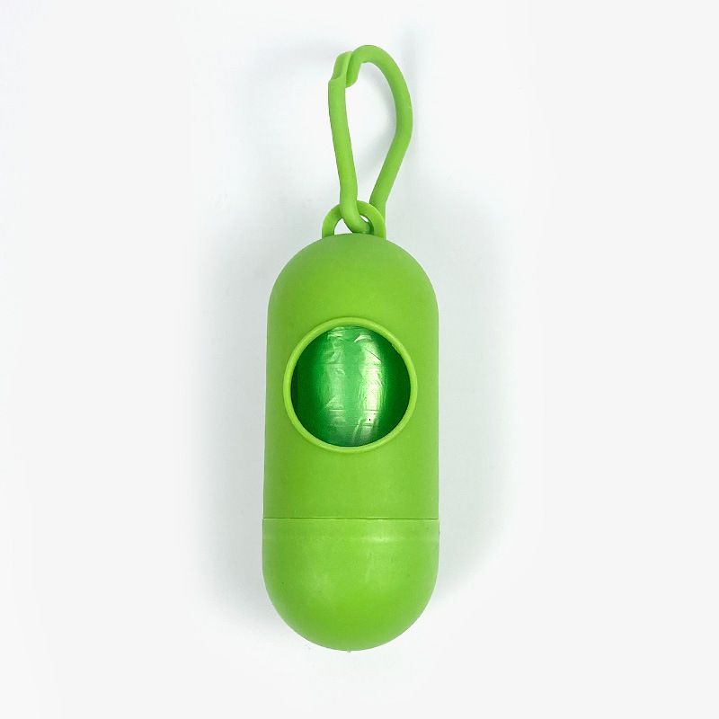 Pet capsule, outdoor dispenser, dog poop toilet bin, garbage bag, 15 pieces_voghion.com