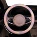 Macaron Lenkradbezug, bunt, atmungsaktiv, für alle Jahreszeiten, universell, Kunstleder, für den Innenbereich des Autos_voghion.com