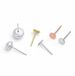 S925 Sterling Silver Earrings Posts Ear Stud Flat Pin With Backs DIY Findings_voghion.com