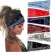 Women's yoga print bohemian elastic headband_voghion.com