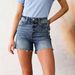 Women's Fashionable Denim Shorts And Quarter Pants_voghion.com
