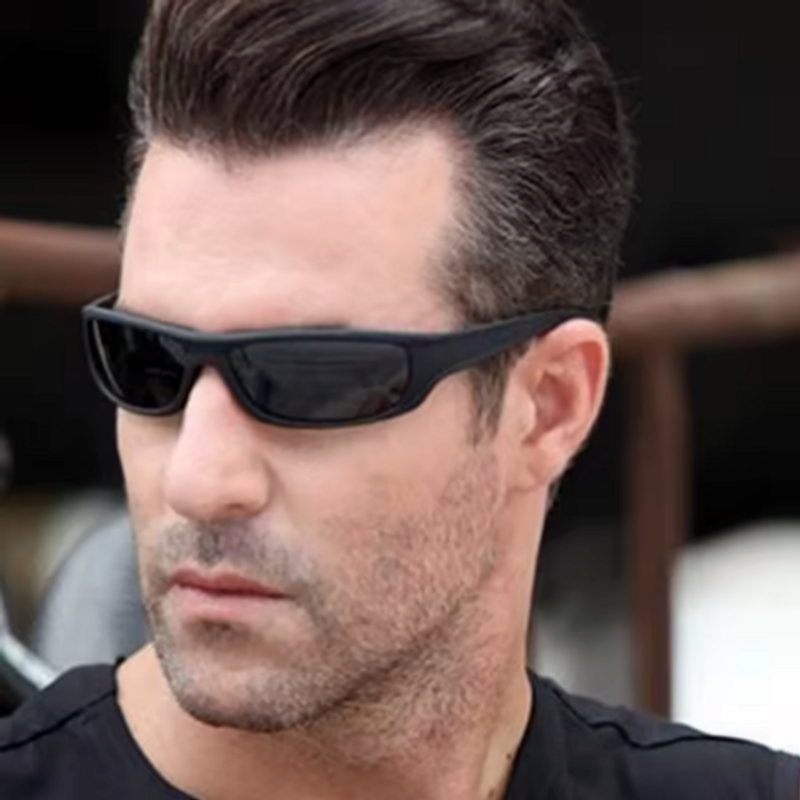 Outdoor-Sport Angeln Polarisierte Nachtsichtbrille Pilot Radfahren Futuristische Coole Sonnenbrille_voghion.com