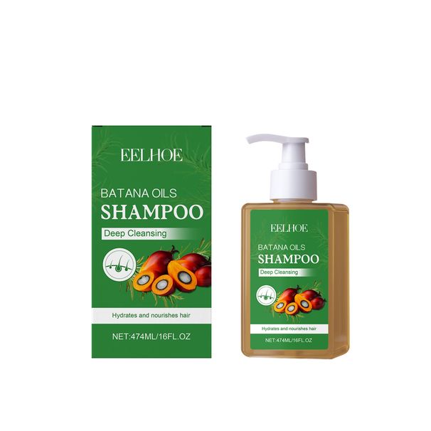 EELHOE Batana Shampoo Daily Gentle Cleansing Scalp Smooth Shiny Hair Refreshing Care_voghion.com