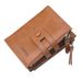 Men's wallet short baellerry buckle retro wallet multi-function zipper coin bag_voghion.com