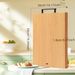 HOLYWOOD Bamboo chopping board cutting board case board mildew household bamboo double-sided kneading board thickened_voghion.com