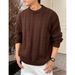 Men's Light Luxury Retro Cable Knit Sweater - Thickened Winter Pullover With Relaxed Fit, Casual Streetwear Style_voghion.com