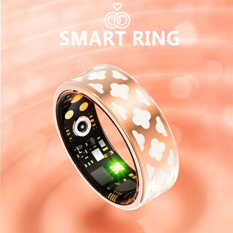Health Titanium Steel For Monitoring Pressure, Blood Oxygen, Sleep, And Exercise Tracking Multifunctional Smart Ring_voghion.com