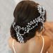 Bridal Hair Accessories, Shiny Rhinestones, Decorative Hair Crowns, Handmade Diamond Studded Wedding Party Headbands_voghion.com
