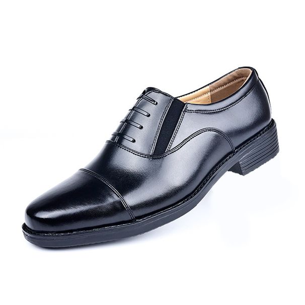 Unbeatable Quality Summer Business Formal Hollow Breathable Sandals For Men's Office Security, Low Cut Mesh Three Joint Leather Shoes_voghion.com