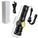 Cross-Border New White Laser Strong Flashlight Digital Display Multi-Function Side Portable Outdoor Emergency Light_voghion.com