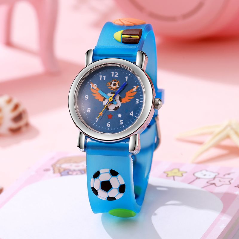 Cute Football Cartoon Dreamy Fun Life Companion Playful Sports Style Student Watch_voghion.com