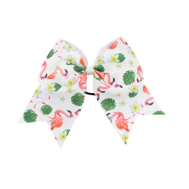 Haochuan - Forcina per capelli con fiocco per bambini, trifoglio, arcobaleno, coda di rondine, anello in pelle fatto a mano, piccolo anello per capelli con margherita, accessori per capelli_voghion.com