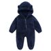 Kids Clothing bunny hooded jumpsuit baby crawling clothes_voghion.com