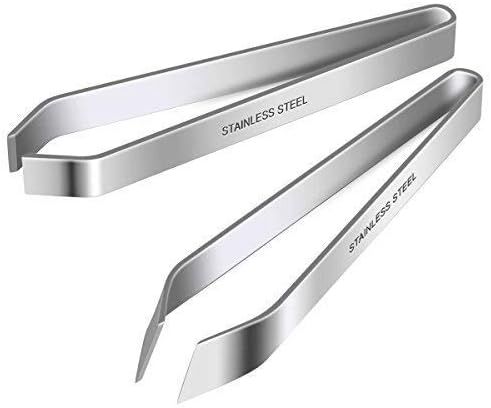 2-teilige Fischgrätenpinzette - Edelstahl | 4,6 Zoll | Entfernungswerkzeug | EU_voghion.com