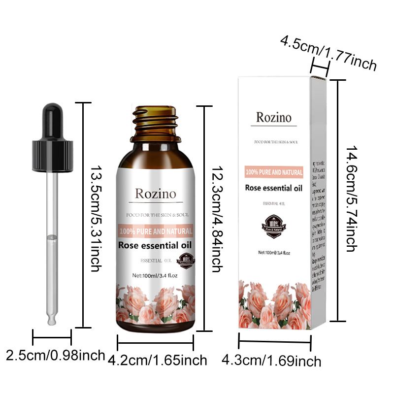 Rose Stabilizes Emotions, Relaxes Mood, Improves Sleep Balance, Water Oil, Wash Free Massage Essential Oil_voghion.com